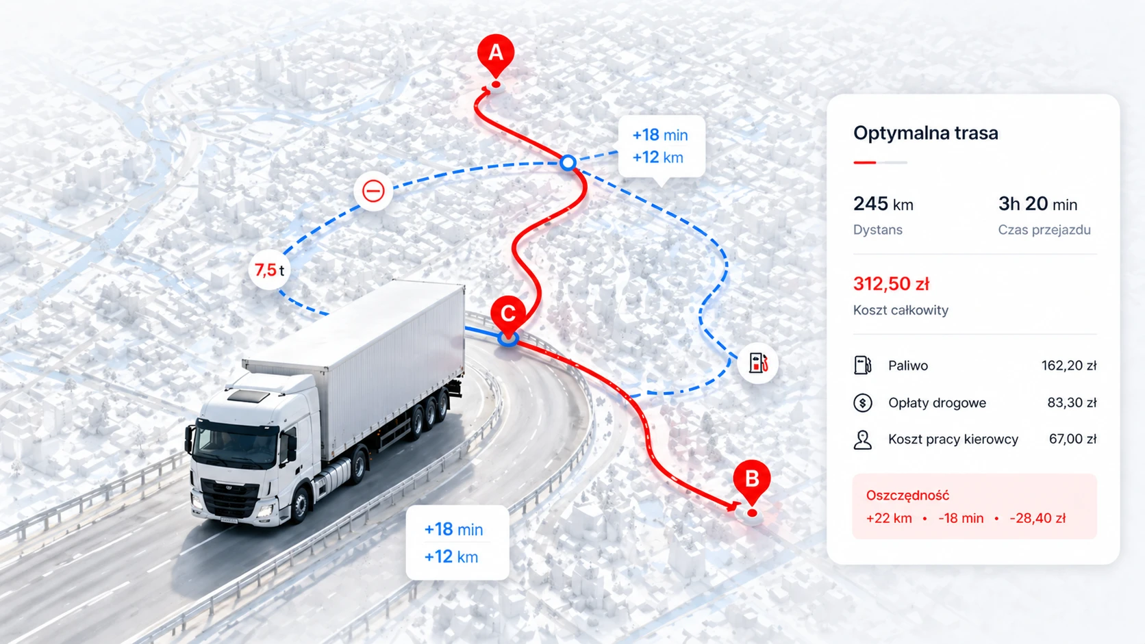 Technologie mapowe
i optymalizacja transportu – rozwiązania mapowe i algorytmy optymalizacji tras Emapa Telematics