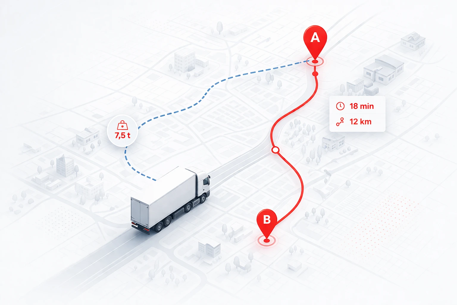 Grafika przedstawiająca wyzwania operacyjne w transporcie i logistyce